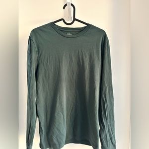 Jcrew green long sleeve